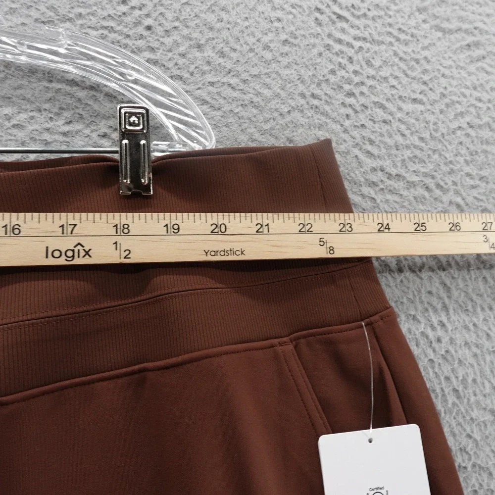 NWT Athleta Venice High Rise Split‎ Leg Pants 3X Brown Womens Stretch Athleisure